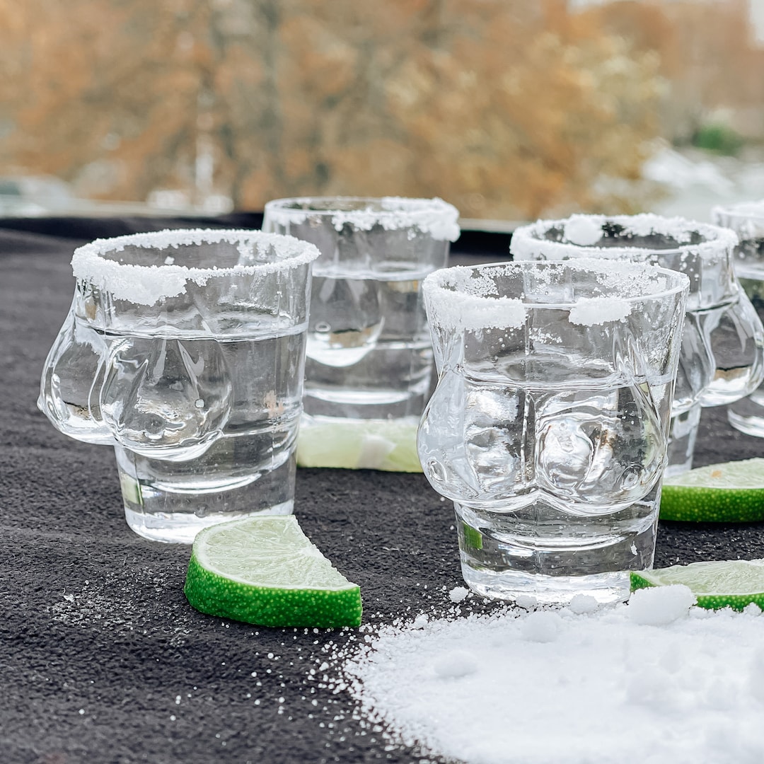 Handmade Shot Glasses / Gift for Her Him / Funny Party Decor / Hen