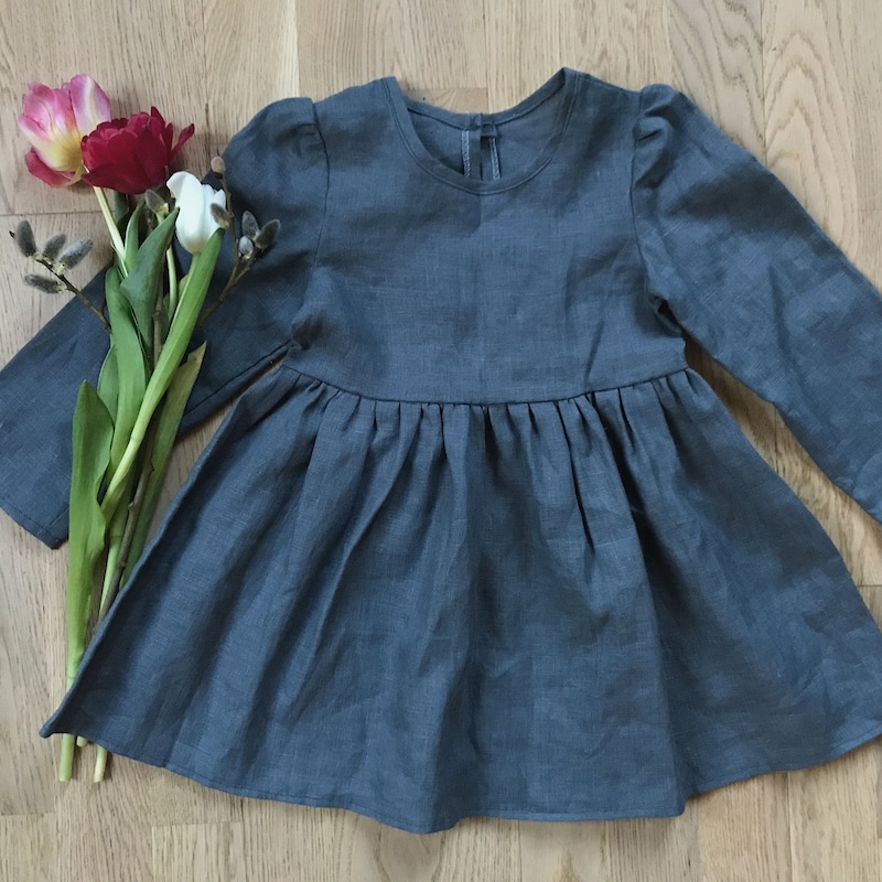 Toddler Linen Dress Etsy Toddler linen dress etsy