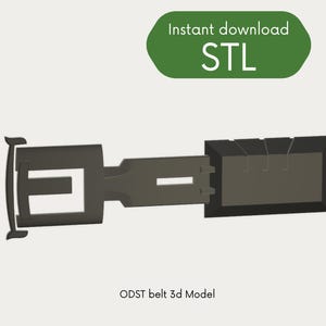 ODST Belt STL model