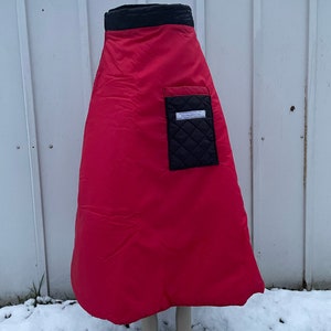 Waterproof Winter Horse Riding Skirt: Equestrian Warm Wrap, Made in USA image 5
