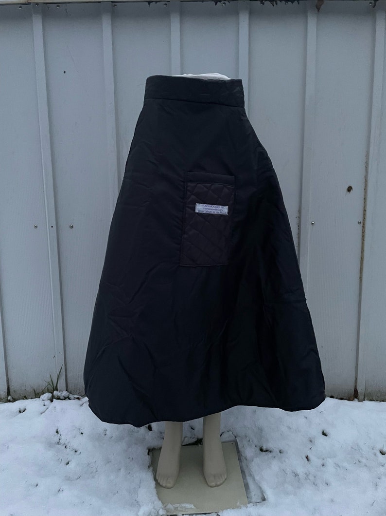 Waterproof Winter Horse Riding Skirt: Equestrian Warm Wrap, Made in USA image 8