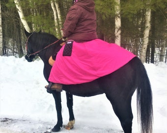 WEATHER RESISTANT Winter Riding Skirt Winter Wrap Horse Riding Equestrian Skirt Horse Riding Winter Skirt Quarter Sheet Made in the U.S.A.