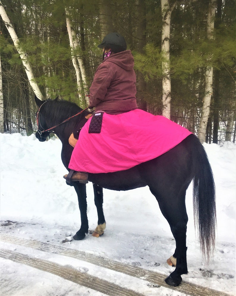 Waterproof Winter Horse Riding Skirt: Equestrian Warm Wrap, Made in USA image 1