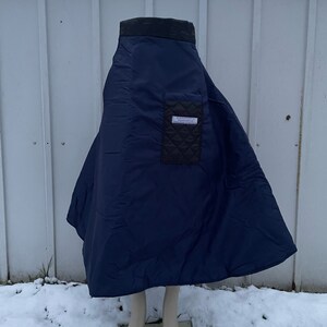 Waterproof Winter Horse Riding Skirt: Equestrian Warm Wrap, Made in USA image 6