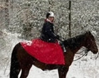 WATERPROOF! Horse Riding Equestrian Skirt Winter Riding Skirt Winter Wrap Horse Riding Winter Riding Skirt Quarter Sheet Made in the U.S.A.