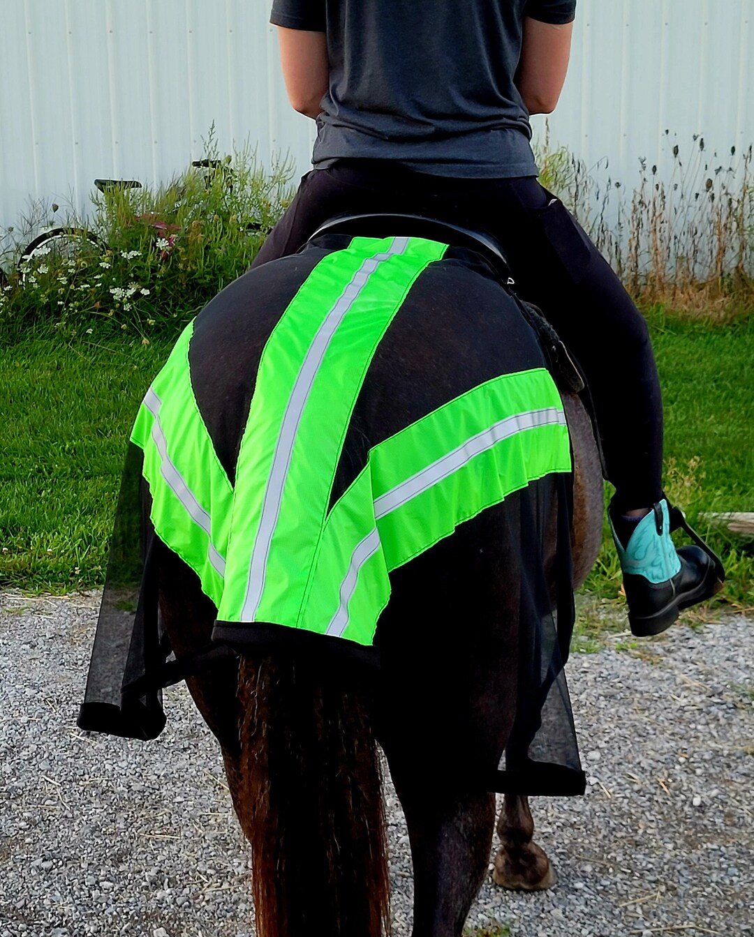 Safety Shield/ Safe Horse Riding/ Reflective/ Hunter Orange/ Horsehoodies/ Hunting/ Road Riding