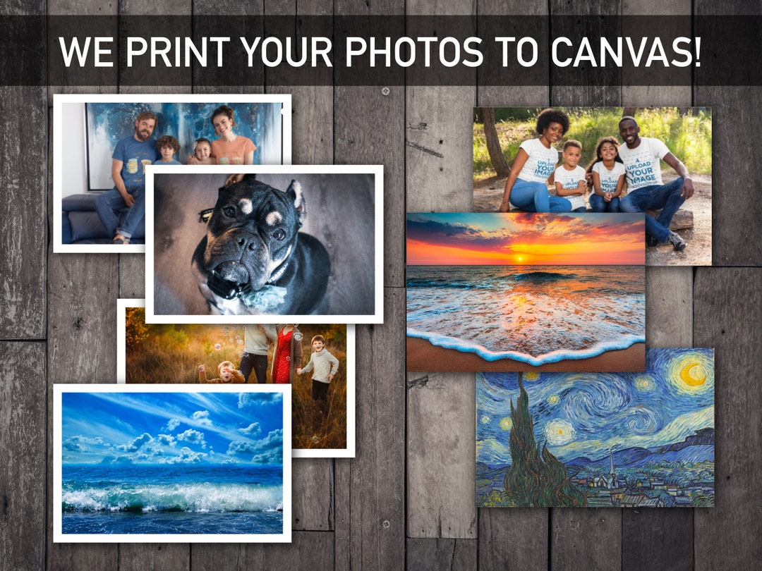 Unframed Canvas Prints Photo & Family Prints on Canvas Etsy