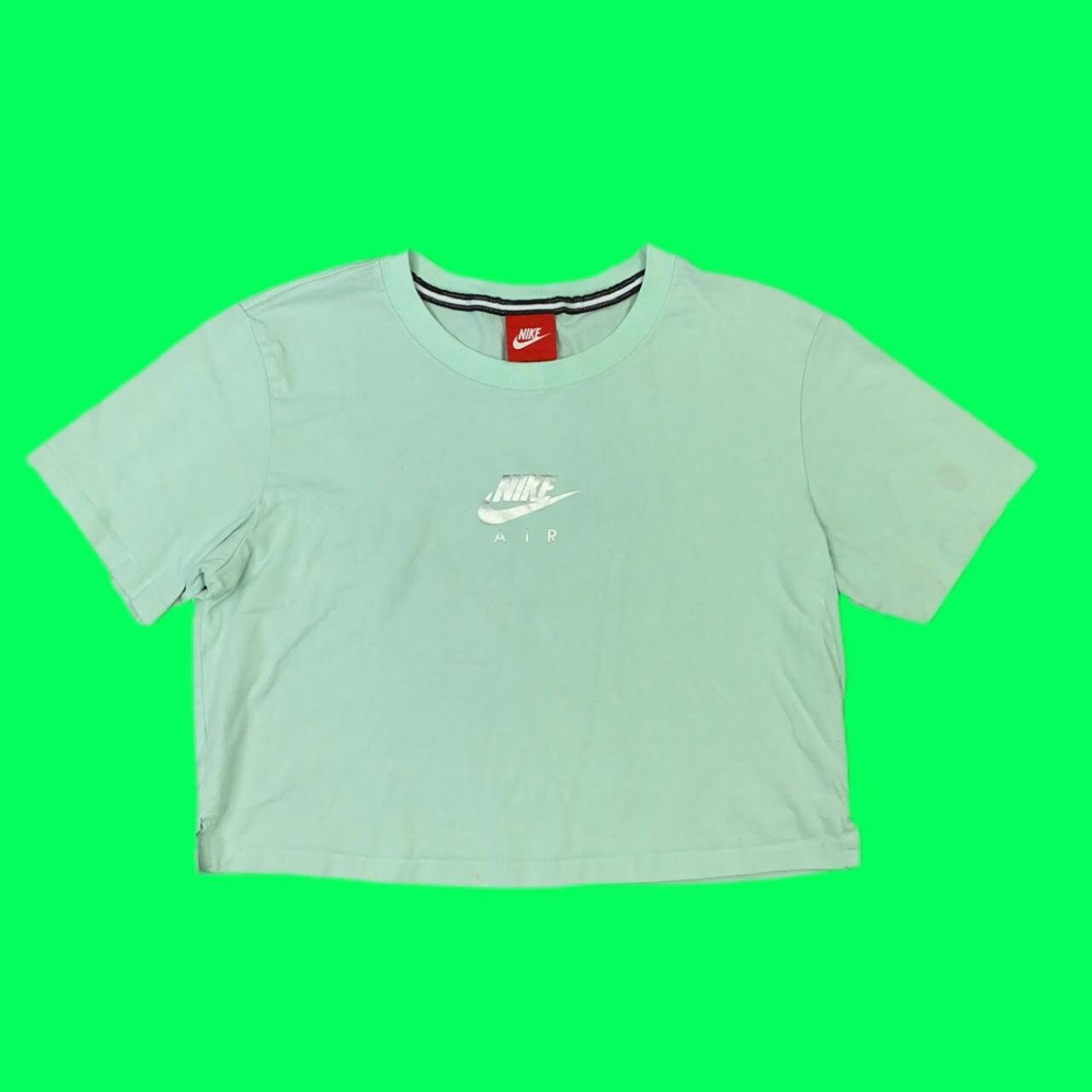 NIKE AIR Vintage 90 s Classic Cropped Top in Lovely Mint Green UK Small Etsy