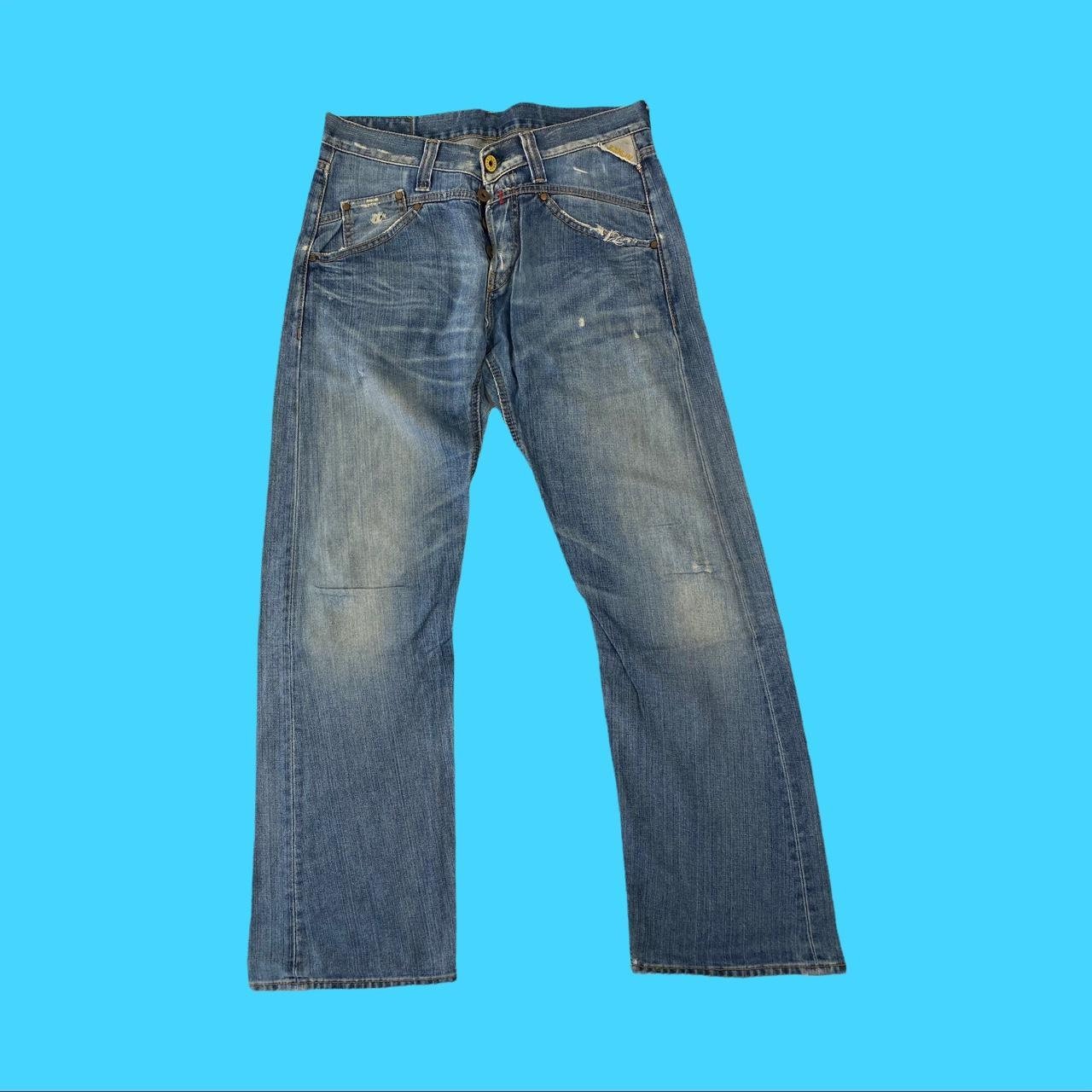 Replay Women’s Jeans Slim Bootcut Rearmy Navy Blue Size 27 Like New 