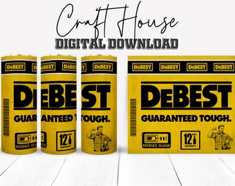 DeBEST Distressed Sublimation Bundle 20/30oz - Unique Father's Day Sublimation Templates - Instant Download