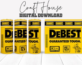 DeBEST Sublimation Bundle 20/30oz - Unique Humorous Father's Day Sublimation Templates - Instant Download