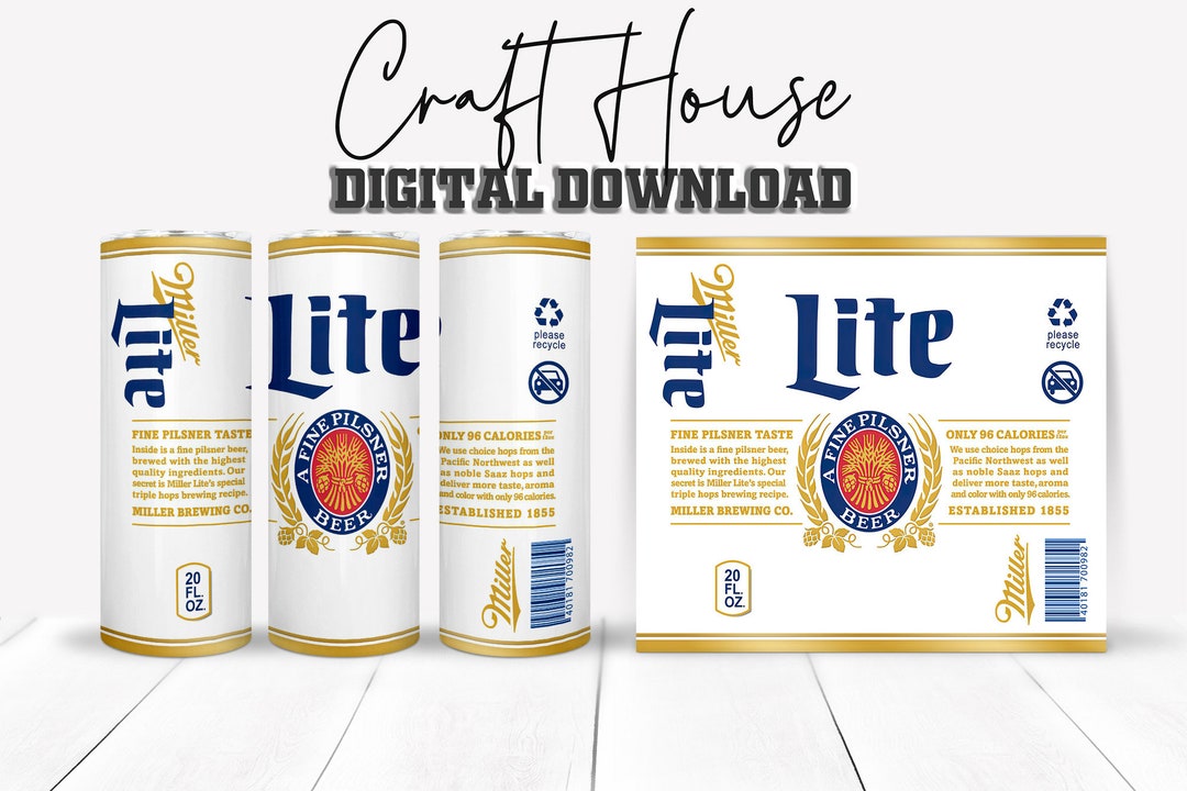Miller Lite Design Bundle, 20oz30oz Skinny Straight / Tapered