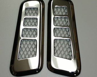 H2 Hummer Smooth Chrome Billet Interior Door Vent Bezel Set