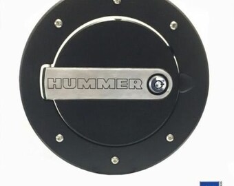 DefenderWorx Hummer H2 Fuel Door H2PPT08060 Black Two-Tone Lockable