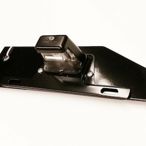 HPC Hummer H2 license plate relocation bracket with light