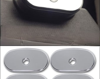 Hummer H2 and H2 SUT Smooth Chrome Billet Roof Rack End Caps, Set of 4