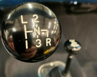SM465 Black Billet Aluminum Transmission Shift Knob 3/8-24