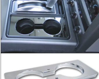 Hummer H2 & SUT Smooth Chrome Billet Cup Holder Insert