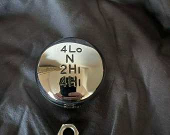 NP205 Chrome Billet Aluminum Transfer Case Shift Knob 7/16-20