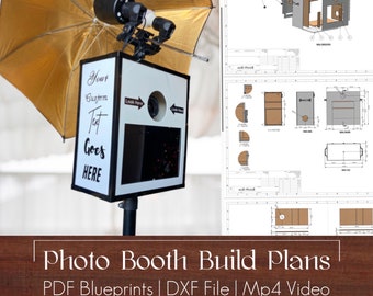 Plans et plans de construction de photomaton DIY : maintenant avec une nouvelle version compacte (voir la vidéo dans les images à gauche)