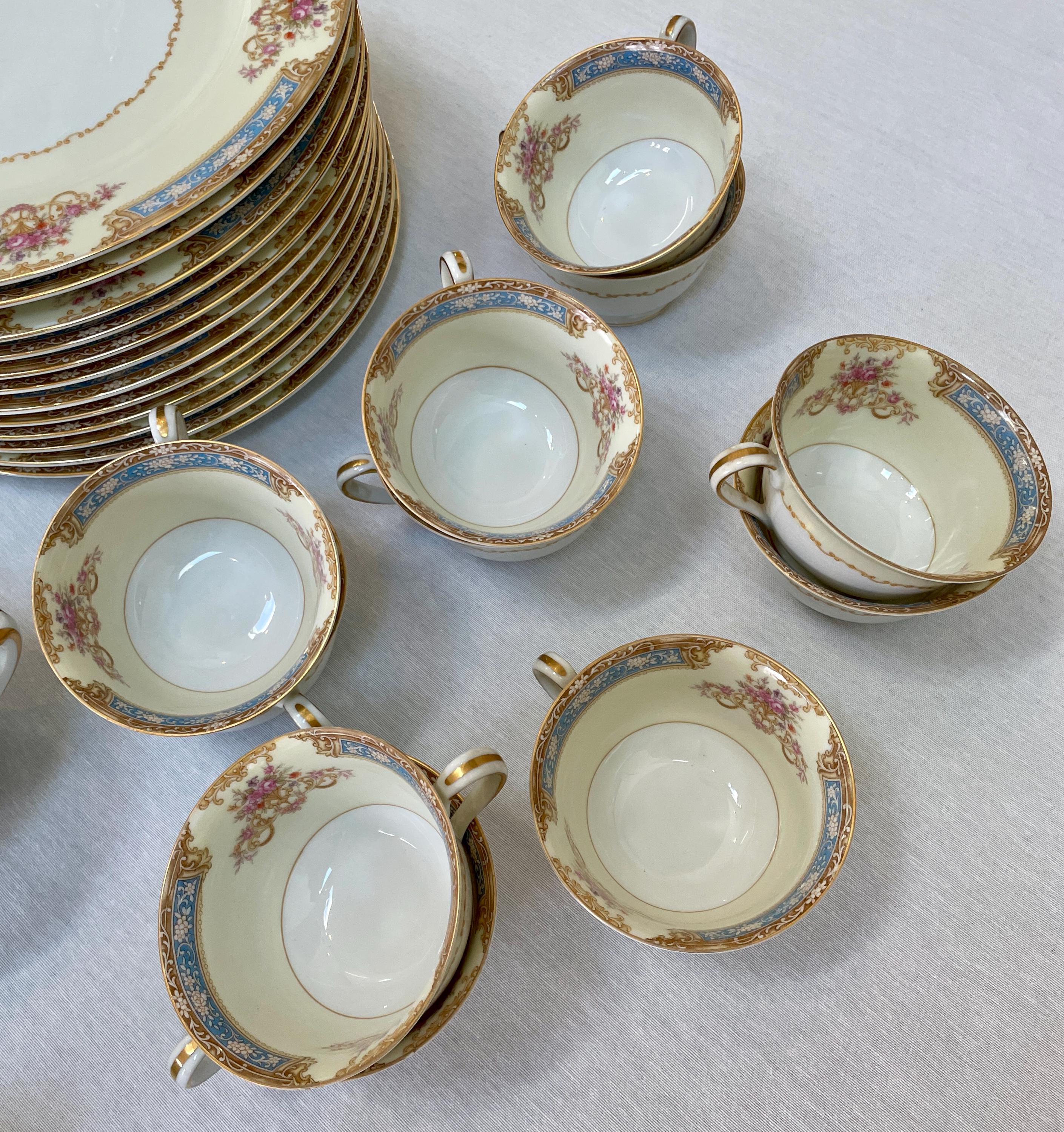 Noritake Bluelace China – Vintage Dinnerware, Occupied Japan Era