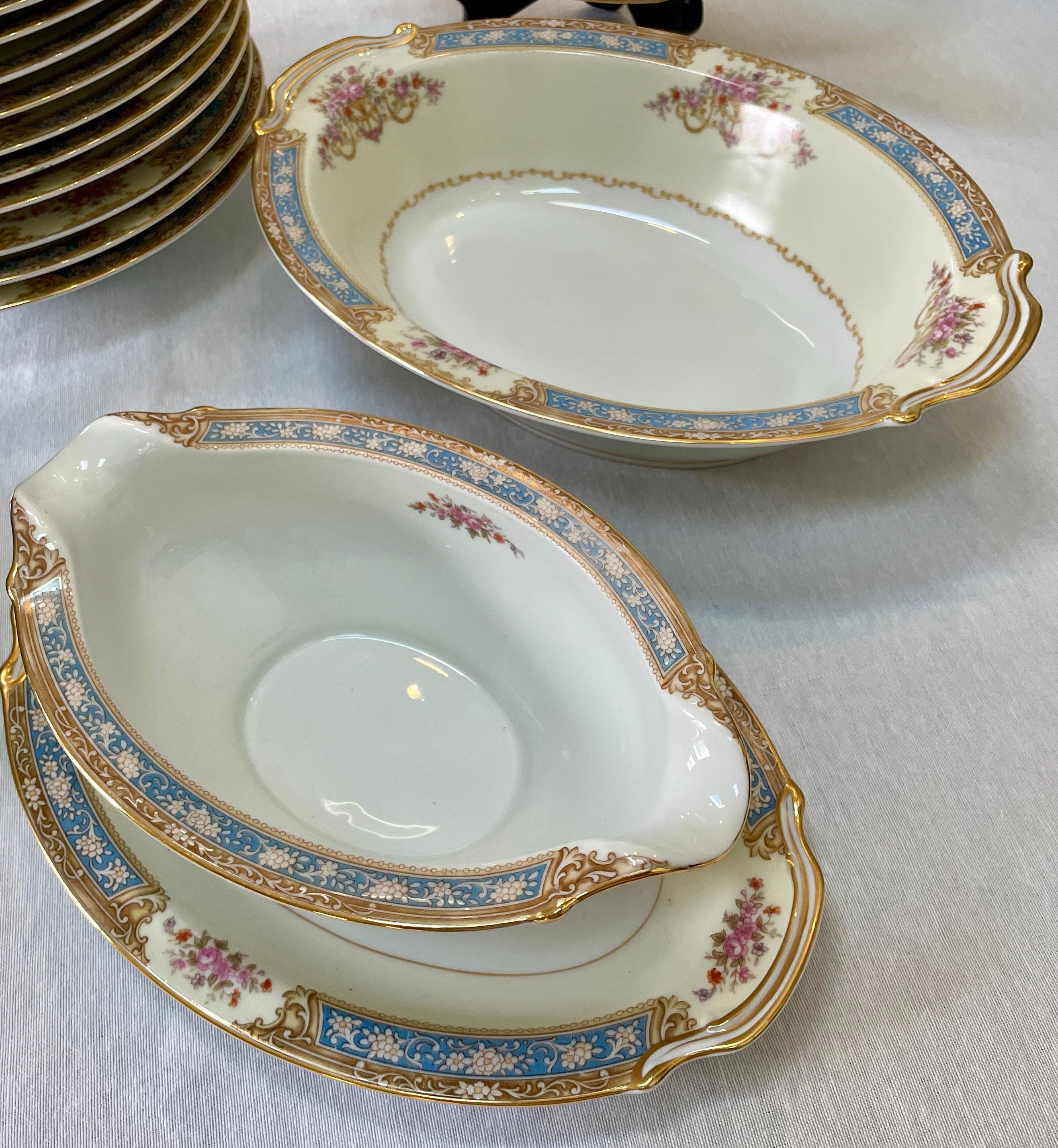 Noritake Bluelace China – Vintage Dinnerware, Occupied Japan Era