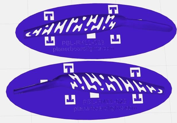 Berkley Flicker Minnow #11 Crankbait Lure Painting Stencil PBL-FM11-023