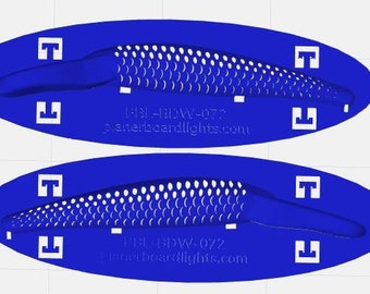 Bandit Deep Walleye Lure Painting Stencil PBL-BDW-072