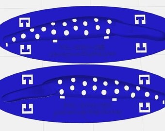 Bandit Deep Walleye Crankbait Lure Painting Stencil PBL-BDW-093