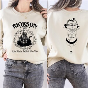 Riorson House Sweatshirt, Basgiath Sweater, Fourth Wing Hoodie, Iron Flame Sweatshirt, Dragon Rider Merch