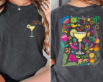 Cinco De Mayo Shirt, Mexico Celebration Festival Tee, Margaritas Shirt, Mexican Fiesta Party Tee, Comfort Colors Mexican Shirt