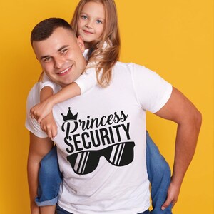 Princess Security Shirt, Princess T-shirt, Comfort Colors Security Shirt, Vacation Matching, Disney World,Father&#39;s Day Tee, Dad Shirt