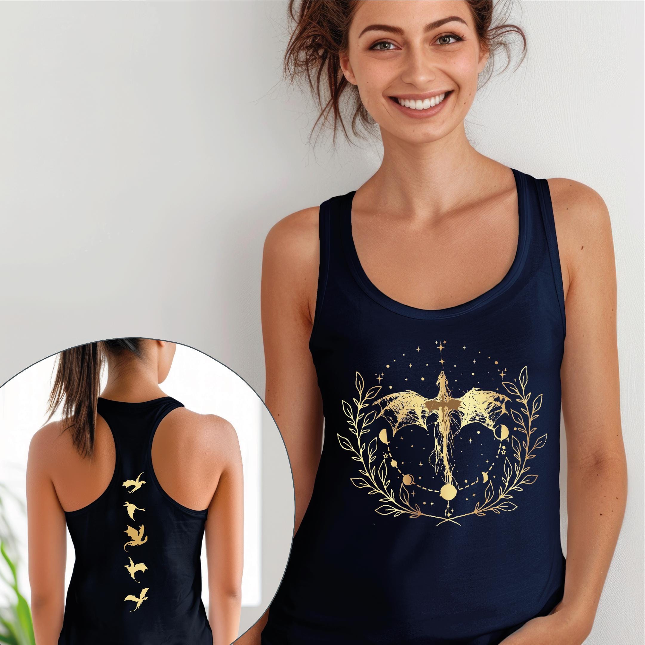 Fourth Wing Tank Top, Basgiath Tank Top, Gift for Readers, Basgiath Gift, Bookish VNeck, Xaden Riorson, Violent Little Thing, Onyx Storm