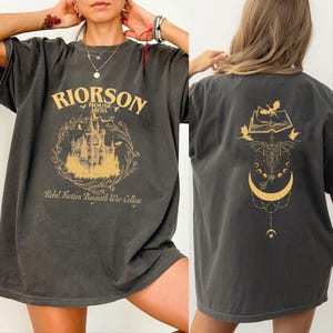 Riorson House Shirt,Comfort Colors Basgiath Shirt, Fourth Wing Shirt, Iron Flame Tshirt, Dragon Rider Tee, Xaden Riorson, Onyx Storm Shirt