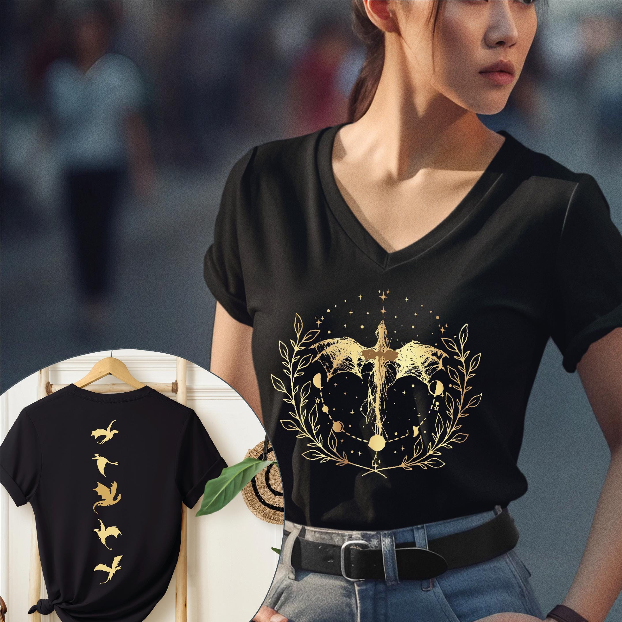 Fourth Wing Tank Top, Basgiath Tank Top, Gift for Readers, Basgiath Gift, Bookish VNeck, Xaden Riorson, Violent Little Thing, Onyx Storm