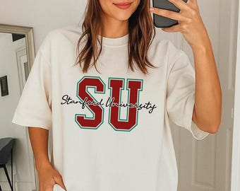Comfort Colors Custom University Shirt, Personalized University Name Tee, Graduation and CollegeTshirt