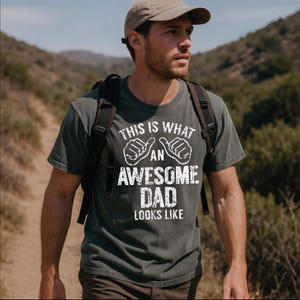 Awesome Dad Shirt, This Is What An Dad Looks Like T-shirt, Comfort Colors Father's Day Shirt, Funny Dad Shirt, Daddy Tee, Best Dad Shirt