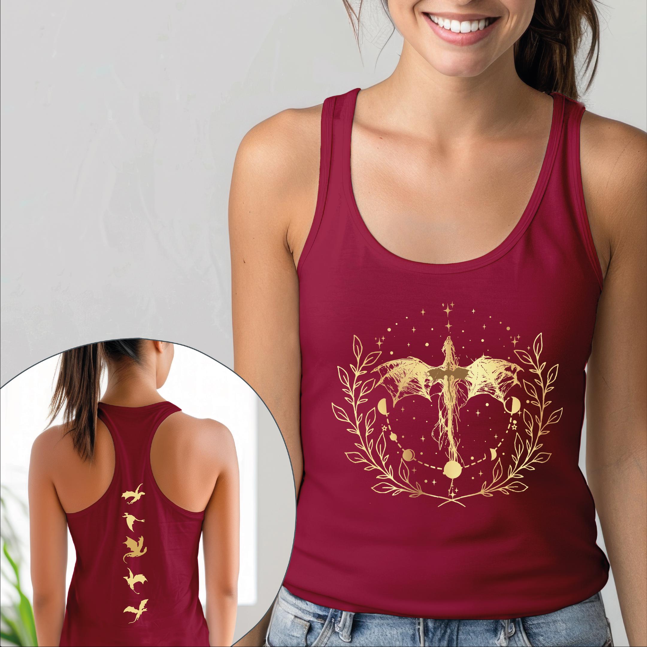 Fourth Wing Tank Top, Basgiath Tank Top, Gift for Readers, Basgiath Gift, Bookish VNeck, Xaden Riorson, Violent Little Thing, Onyx Storm
