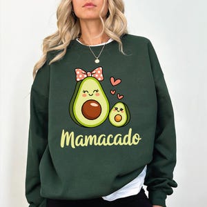 Mamacado Sweatshirt, Baby Announcement Sweater, New Mom Gift, Pregnancy Reveal Sweatshirt, Maternity Hoodie, Baby Shower Gift