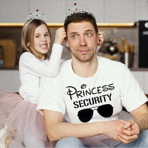 Princess Security Shirt, Comfort Colors Disney Princess T-shirt, Security Shirt, Vacation Matching, Disney World,Father&#39;s Day Tee, Dad Shirt