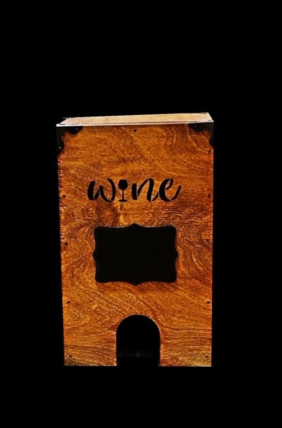 Custom Wooden Wine Box Covers Etsy