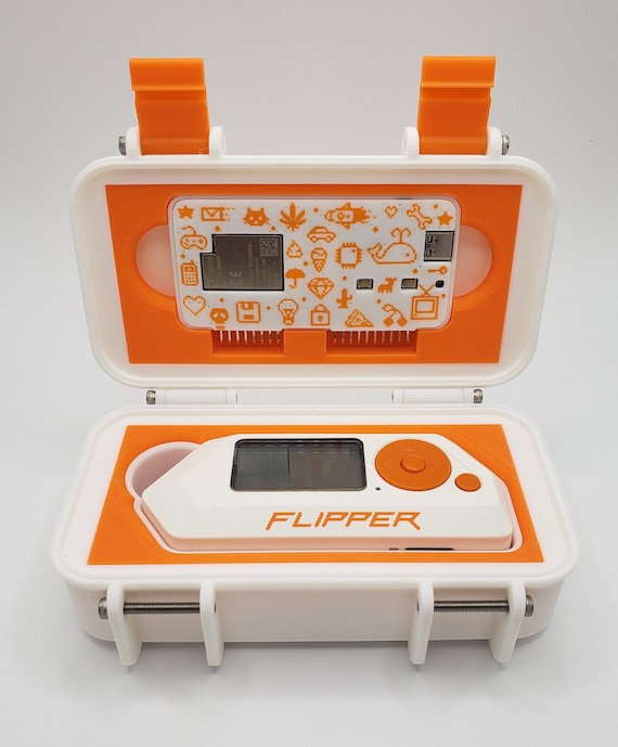 Flipper Zero Box Art Case With Wifi Devboard Adapter - Strong