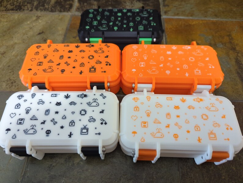 Flipper Zero Pixel Art Case - Strong Pelican Style Box with Fitted Adapters image 6