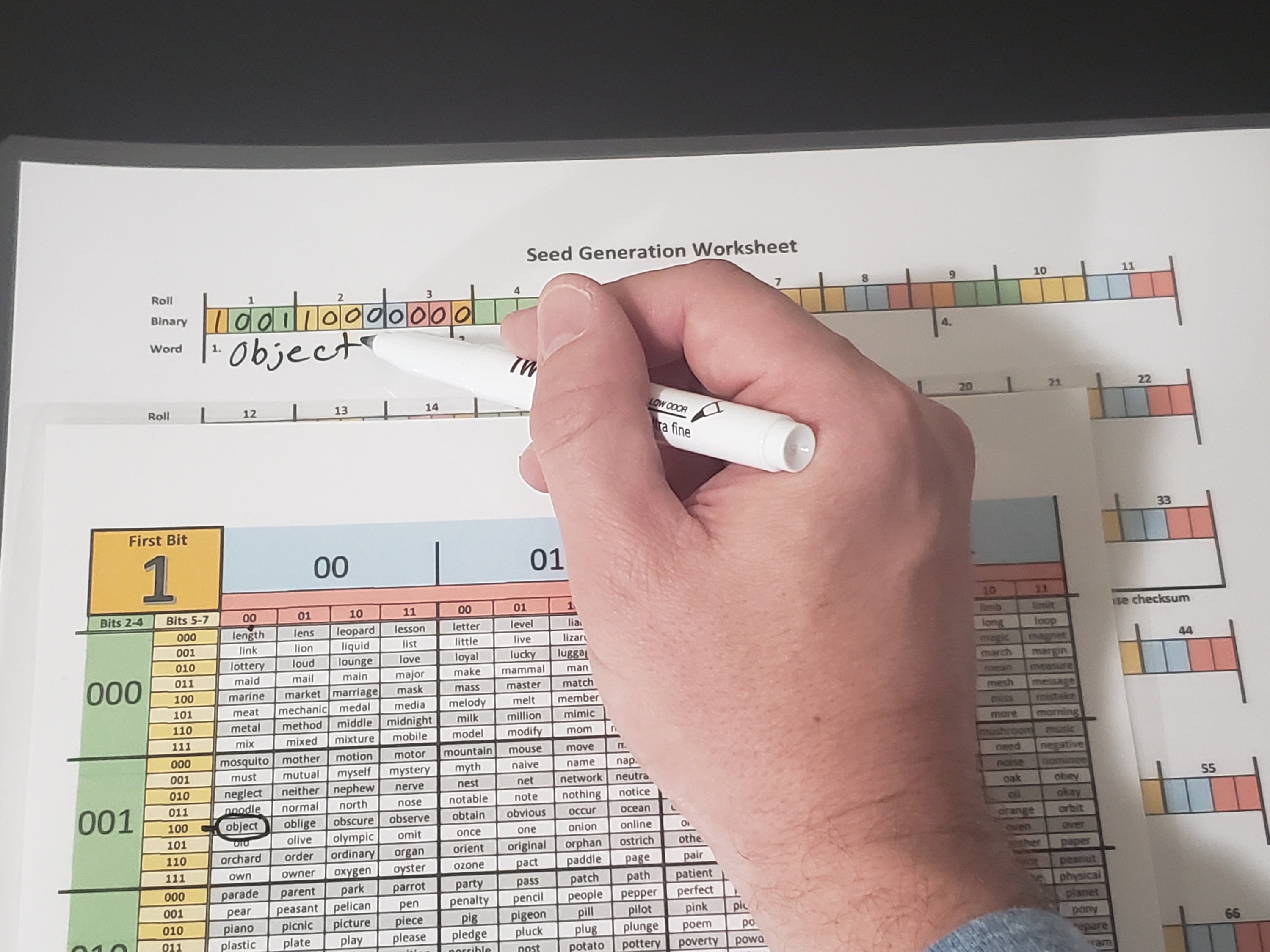 Bitcoin Seed Phrasenwürfel Kit: Online Generierung BIP39 - Etsy.de