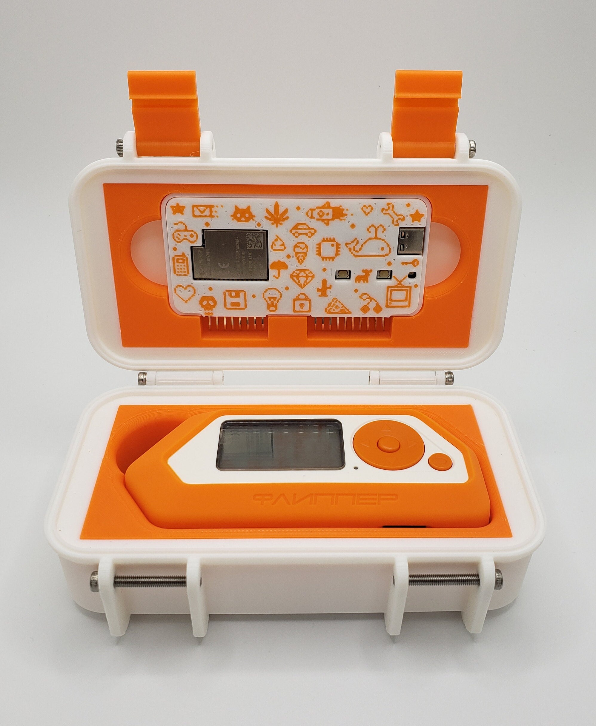 Flipper Zero Box Art Case With Wifi Devboard Adapter - Strong