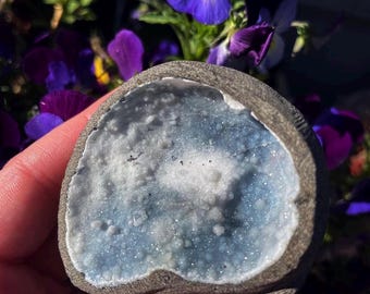 Sugar druzy galaxy chalcedony
