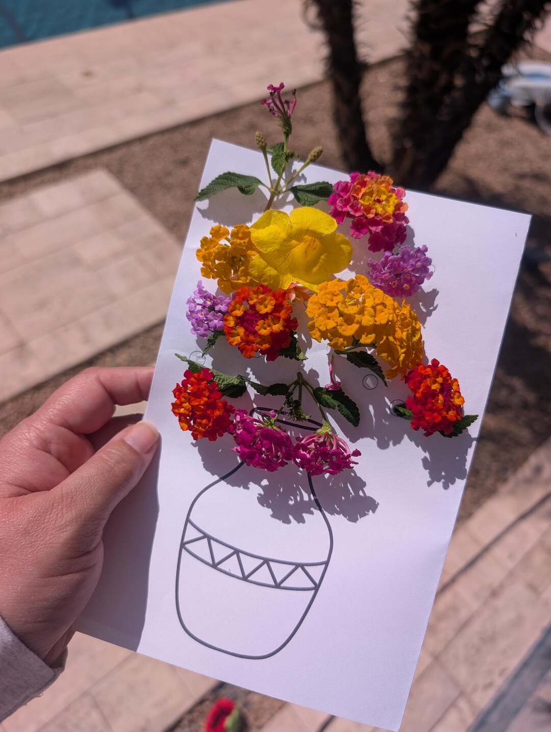Vase Activity Nature Scavenger Hunt Flower Vase Activity | Printable Outdoor Craft ...