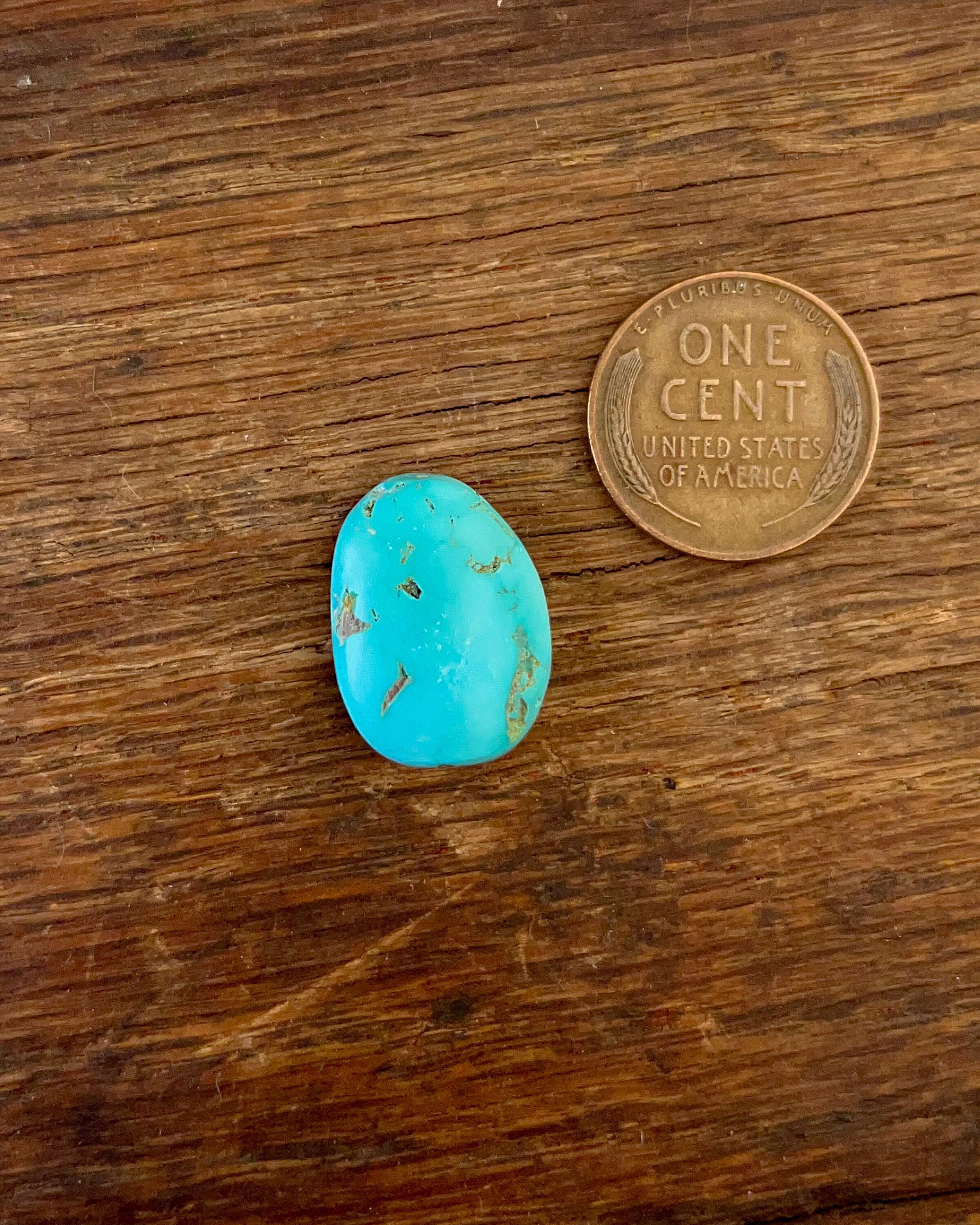70's Vintage Lone Mountain Turquoise Cab, Cabochon - Etsy