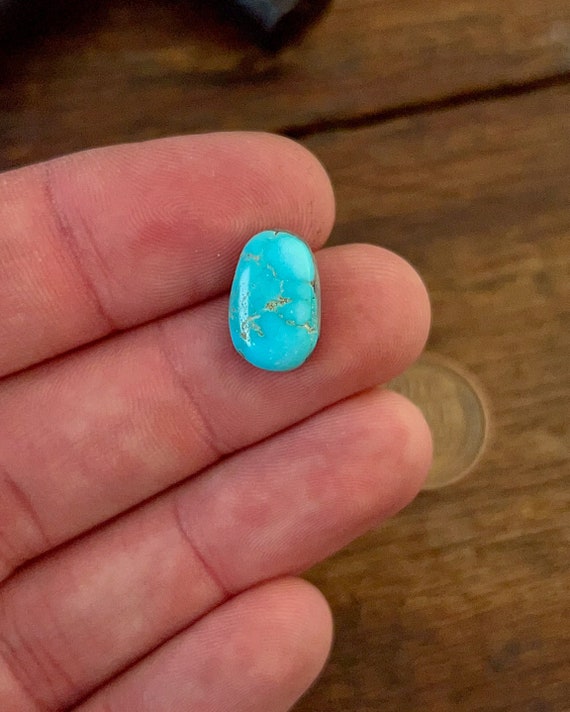 70's Vintage Lone Mountain Turquoise Cab, Cabochon - Etsy