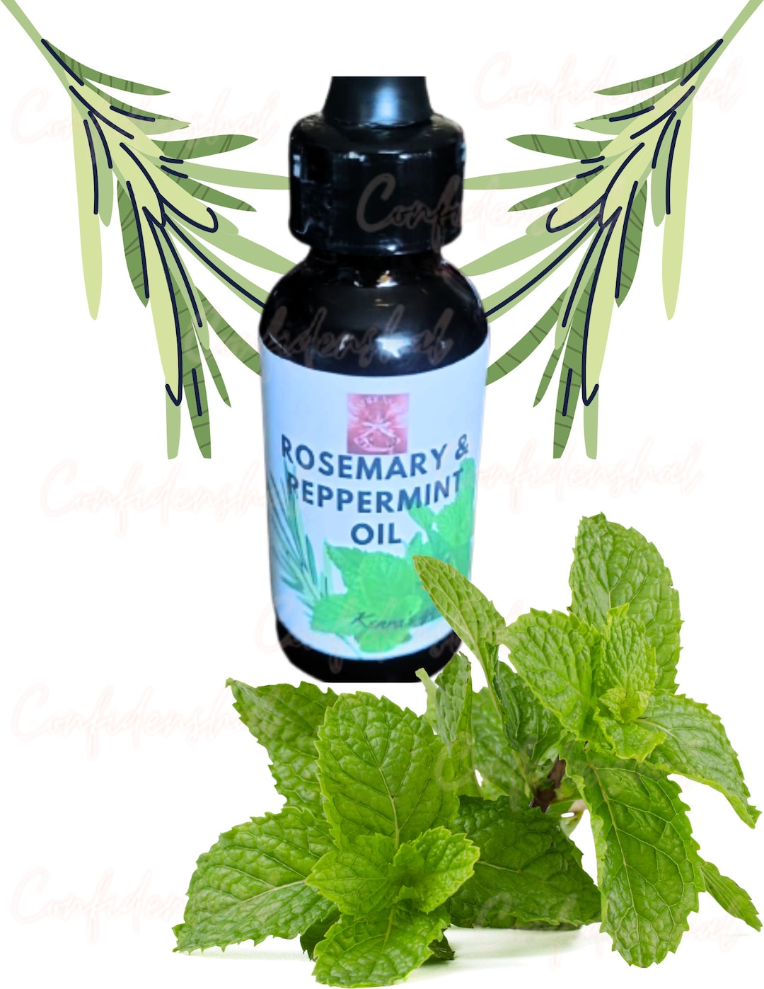 100 Pure Rosemary & Peppermint Oil Etsy